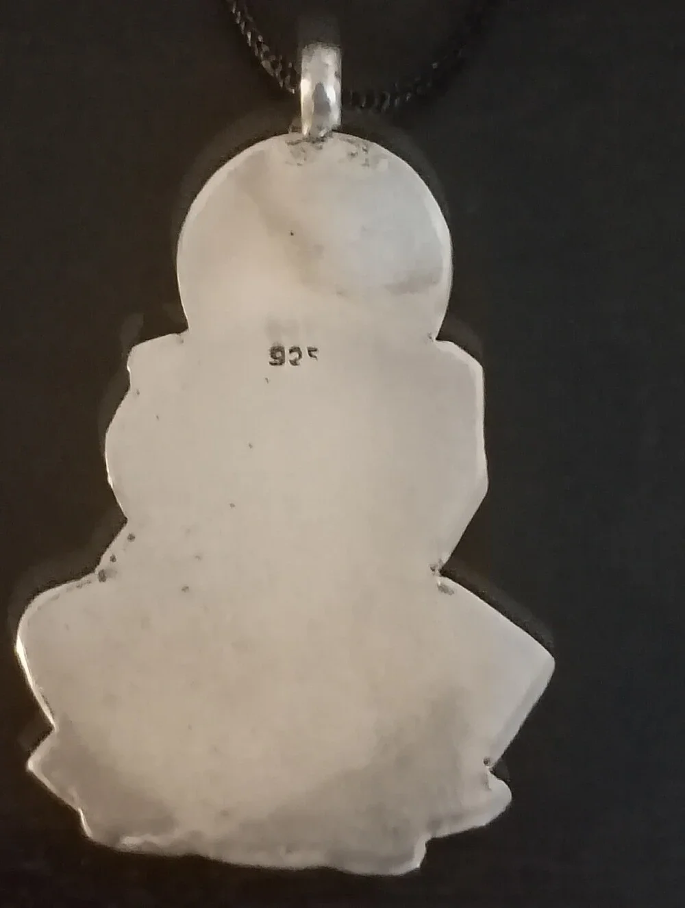 Sterling Silver Hindu Pendant - Picture 2 of 2